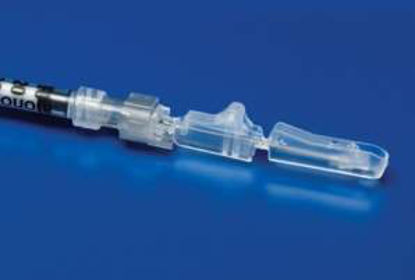 Picture of Tuberculin Syringe with Needle Magellan™ 1 mL 23 Gauge 1 Inch Attached Needle Sliding Safety Needle8881811310
