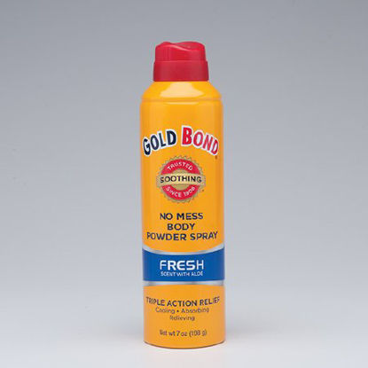Picture of Body Powder Spray Gold Bond® 7 oz. Fresh Scent Spray Can SD Alcohol 40 / Talc / Disiloxane04116701310