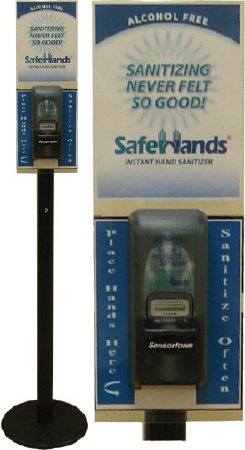 Picture of Alcohol-Free Hand Sanitizer safeHands® 1,000 mL BZK (Benzalkonium Chloride) Foaming Dispenser Refill BottleSHU-1008-4