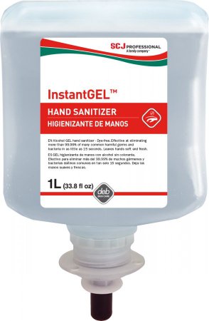 Picture of Hand Sanitizer InstantGEL™ 1 Liter Ethyl Alcohol Gel Dispenser Refill BottleIGE1L