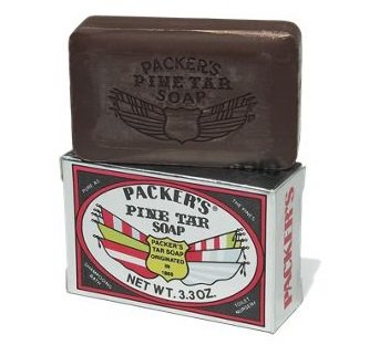 Picture of Soap Packer's Pine Tar Bar 3.3 oz. Individually Wrapped Pine Scent99207004433
