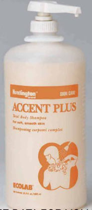 Picture of Shampoo and Body Wash Accent Plus® 1,000 mL Pump Bottle Fresh Scent6067132
