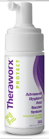 Picture of Rinse-Free Cleanser Theraworx® Protect Advanced Hygiene and Barrier System Foaming 3.4 oz. Pump Bottle UnscentedHXC-04ZFF