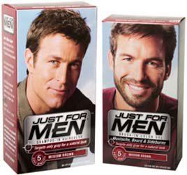 Picture of Hair Color Just for Men® Targets only the gray hair, replaces it with subtle tones that match your natural hair color01150904932