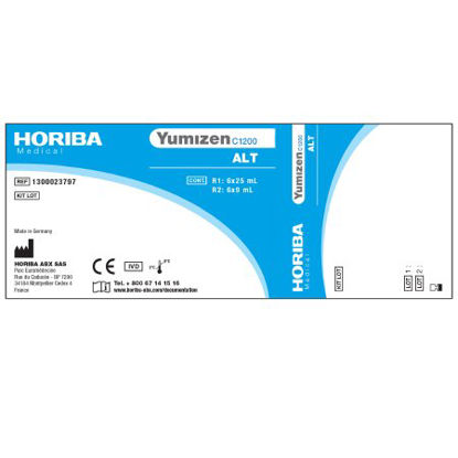 Picture of Reagent Yumizen C1200 General Chemistry Alanine Aminotransferase (ALT) For use with Yumizen C1200 Clinical Chemistry Analyzer 6 X 230 Tests R1: 6 X 25 mL1300023797