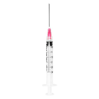 Picture of SYRINGE/NDL, W/EXCHANGEABLE NDL 3ML LL 18GX1-1/2" (100/BX)1831815B