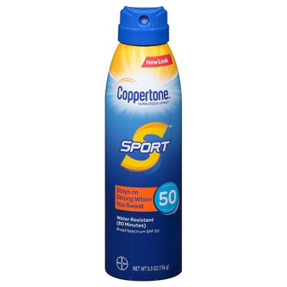 Picture of Sunscreen Coppertone® Sport® SPF 50 Can Spray 5.5 oz.04110000672