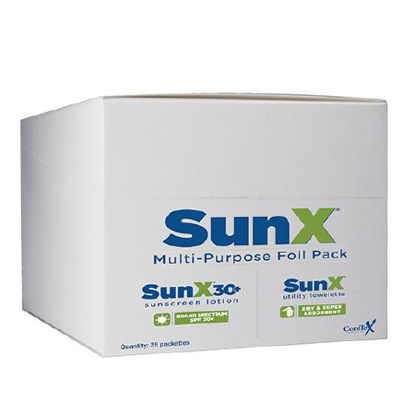 Picture of Sunscreen SunX® 30+ SPF 30 Individual Packet Lotion / Towelette71440