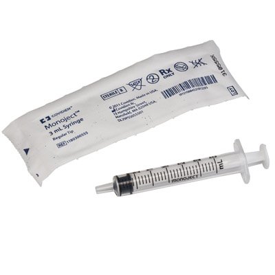 Picture of General Purpose Syringe Monoject™ 3 mL Blister Pack Luer Slip Tip Without Safety1180300555