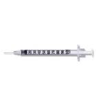 Picture of Insulin Syringe with Needle Micro-Fine™ 1 mL 28 Gauge 1/2 Inch Attached Needle Without Safety329424