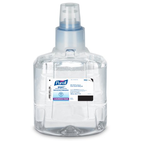 Picture of Alcohol-Free Hand Sanitizer Purell® SF607™ 1,200 mL BZK (Benzalkonium Chloride) Foaming Dispenser Refill Bottle1902-02