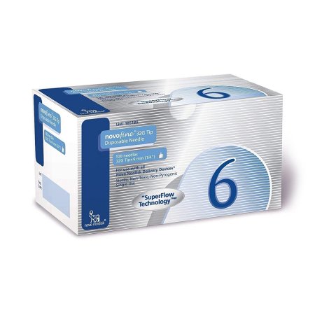 Picture of Insulin Pen Needle NovoFine® 32 Gauge 1/4 Inch Length Without Safety00169185189