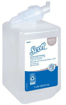 Picture of Alcohol-Free Hand Sanitizer Scott® Essential 1,000 mL BZK (Benzalkonium Chloride) Foaming Dispenser Refill Bottle12977