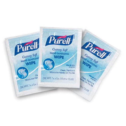 Picture of Hand Sanitizing Wipe Purell® 1,000 Count Ethyl Alcohol Wipe Individual Packet9026-1M