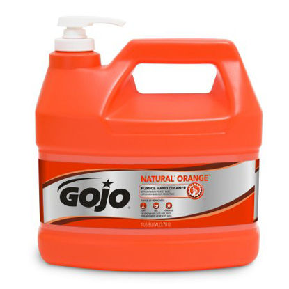 Picture of Soap GOJO® Natural Orange Lotion 1 gal. Jug Orange Citrus Scent0955-02