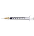 Picture of Insulin Syringe with Needle PrecisionGlide™ 1 mL 26 Gauge 1/2 Inch Detachable Needle Without Safety329652