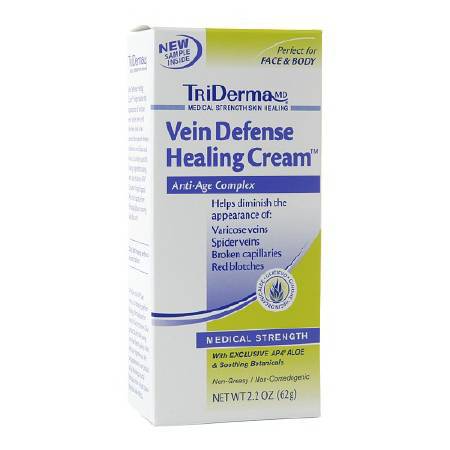 Picture of Skin Correction Cream TriDerma® MD Vein Defense™ 2.2 oz. Tube Unscented Cream74025