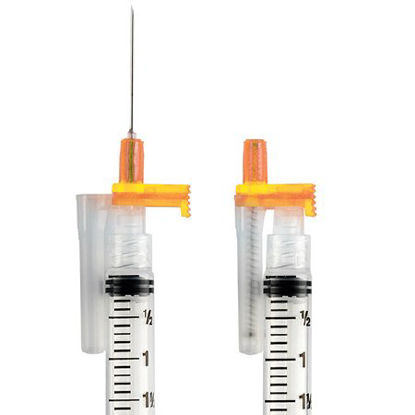 Picture of Hypodermic Needle EasyPoint® Retractable Needle 25 Gauge 5/8 Inch Length82091