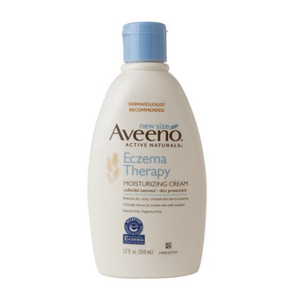 Picture of Eczema Cream Aveeno® Active Naturals® Eczema Therapy 12 oz. Bottle Unscented Cream10381371156655