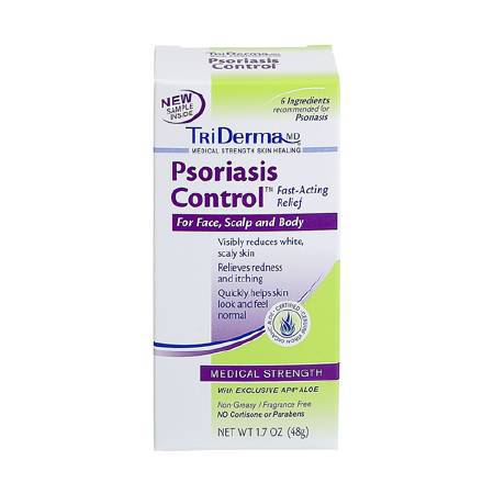 Picture of Psoriasis Cream TriDerma® MD Psoriasis Control™ 2.2 oz. Tube Unscented Cream62025