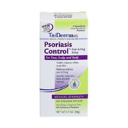 Picture of Psoriasis Cream TriDerma® MD Psoriasis Control™ 2.2 oz. Tube Unscented Cream62025