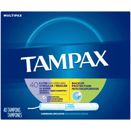 Picture of Tampon Tampax®Multipax Super / Regular / Light Absorbency Cardboard Applicator Multi-Pack07301052028