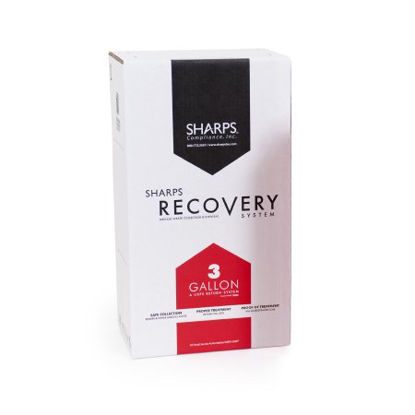 Picture of Mailback Replacement Container Sharps Recovery System™ 3 Gallon Red130001