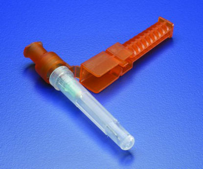 Picture of Hypodermic Needle Needle-Pro® Hinged Safety Needle 25 Gauge 5/8 Inch Length4291