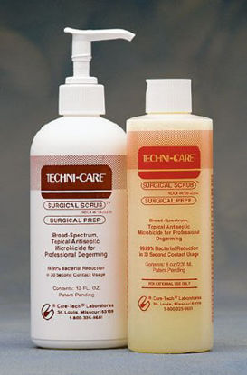 Picture of Surgical Scrub Solution Techni-Care® 12 oz. Pump Bottle 3% Strength PCMX (Chloroxylenol) NonSterileC222-12Z