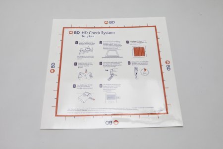 Picture of Surface Area Template BD™ HD Check 20 Templates For BD™ HD Check System515024