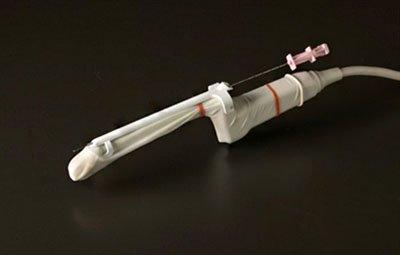 Picture of Endocavity Needle Guide 16 to 18 Gauge, 0 Degree Angle, 17 cm Length644-069