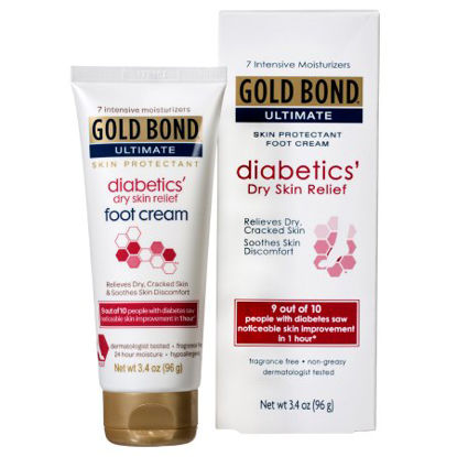 Picture of Foot Moisturizer Gold Bond® Ultimate Diabetics' 3.4 oz. Tube Unscented Cream04116705400