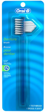 Picture of Denture Brush Oral-B® Dual Head Blue00041081001