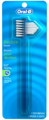 Picture of Denture Brush Oral-B® Dual Head Blue00041081001