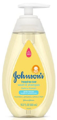 Picture of Baby Shampoo and Body Wash Johnson's® Baby Head-to-Toe® 10.2 oz. Flip Top Bottle Scented10381371177216
