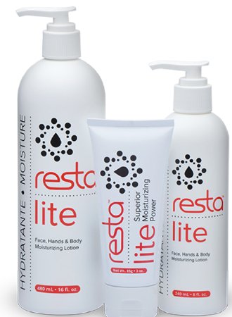 Picture of Hand and Body Moisturizer Resta® Lite 16 oz. Pump Bottle Unscented Lotion07600