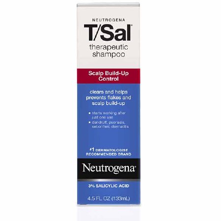 Picture of Dandruff / Psoriasis Shampoo Neutrogena® T/Sal® 4.5 oz. Flip Top Bottle Unscented10070501096502