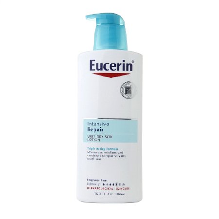 Picture of Hand and Body Moisturizer Eucerin® Intensive Repair 16.9 oz. Pump Bottle Unscented Lotion072140110161
