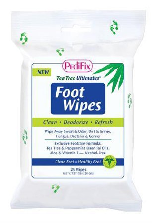 Picture of Personal Wipe Tea Tree Ultimates® Soft Pack Tea Tree Oil / Peppermint Essential Oils / Aloe / Vitamin E Scented 25 CountP3370