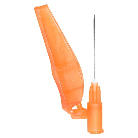 Picture of Hypodermic Needle Sol-Care® Hinged Safety Needle 25 Gauge 1 Inch LengthSN2510