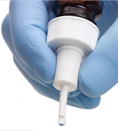 Picture of Control Dropper Tip 20 mm, Disposable, Latex-free, Reusable Caps, Works on most 2, 5 and 10 mL non-threaded vials For Threaded Vials0468