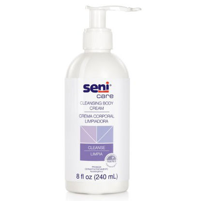 Picture of Rinse-Free Body Wash Seni® Care Cream 8 oz. Pump Bottle Light ScentS-CC08-C11