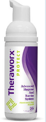 Picture of Rinse-Free Cleanser Theraworx® Protect Advanced Hygiene and Barrier System Foaming 1.7 oz. Pump Bottle UnscentedHXC-02ZFF