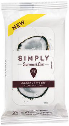 Picture of Personal Wipe Summer's Eve® Coconut Water Soft Pack Water / Glycerin / Decyl Glucoside / Cocos Nucifera (Coconut) Fruit Extract Scented 24 Count04160800308