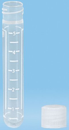 Picture of Centrifuge Tube Round Bottom Plain 13 X 75 mm 5 mL Without Color Coding Without Closure Polypropylene Tube62.504.016