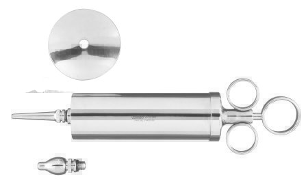 Picture of Ear / Ulcer Bulb Syringe 4 oz. Reusable NonSterile ChromeV919-385