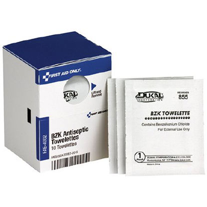 Picture of Sanitizing Skin Wipe SmartCompliance® Individual Packet BZK (Benzalkonium Chloride) Scented 10 CountFAE-4002
