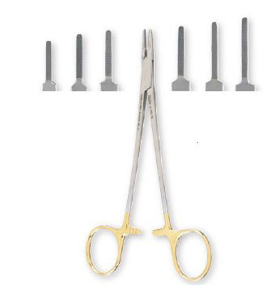 Picture of Needle Holder Carb-N-Sert® 7 Inch L, 4000 Sq Inch Teeth, Ryder, Serrated Jaw8-104TC