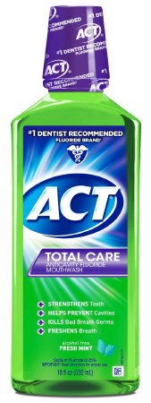 Picture of Mouthwash Act® Restoring 18 oz. Fresh Mint Flavor41167009565