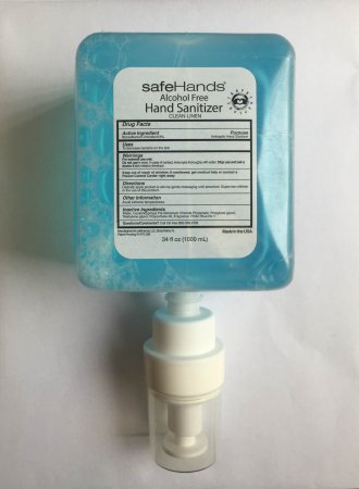 Picture of Alcohol-Free Hand Sanitizer safeHands® 1,000 mL BZK (Benzalkonium Chloride) Foaming Dispenser Refill BottleSHC-1008-4